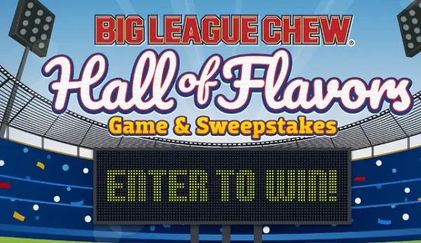 Big League Chew Hall of Flavors IWG and Sweepstakes