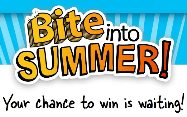 Bite Into Summer Sweepstakes and Instant Win Game