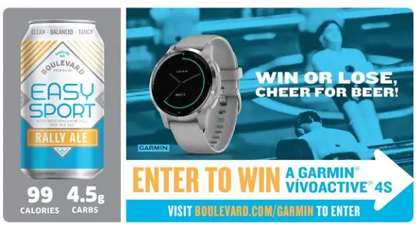 Boulevard Brewing Garmin Sweepstakes