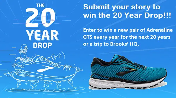 Brooks 20 Year Drop Contest