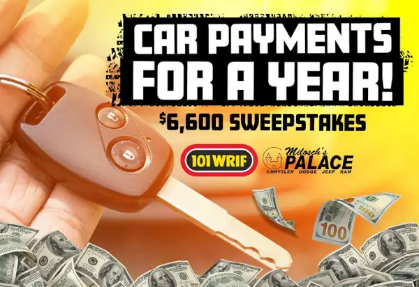Car Payments for Year Sweepstakes 2021