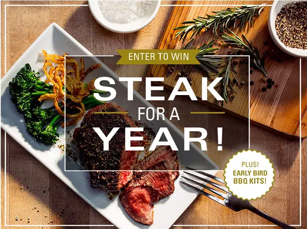Chop Steak for a Year Sweepstakes