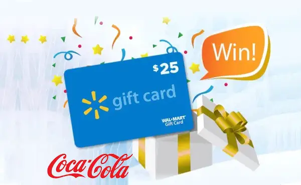 Coca Cola $25 Walmart Gift Card Instant Win Game