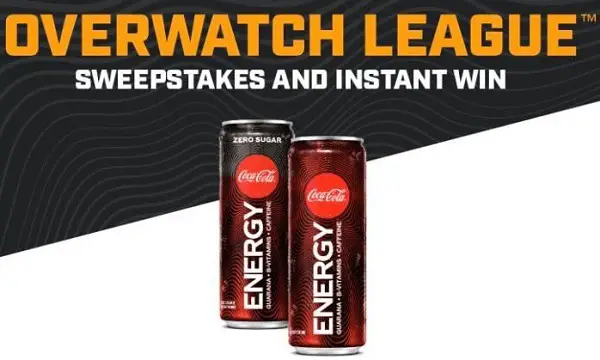Coke Energy Overwatch League Sweepstakes and IWG