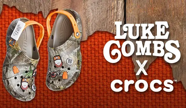 Luke Combs LC2 Crocs Giveaway: Win A Pair of Luke Combs X Crocs