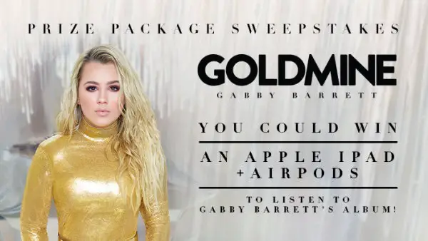 Gabby Barrett Goldmine Sweepstakes