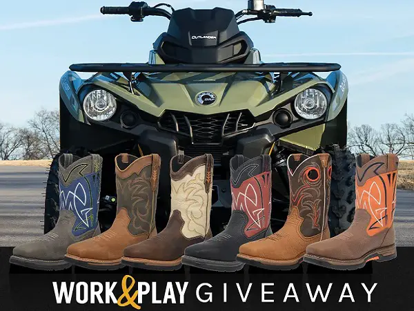 Dan Post Work & Play Giveaway: Win ATV