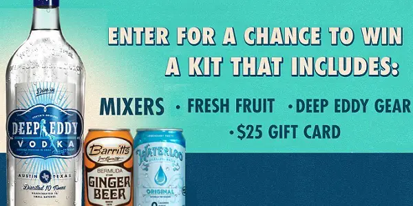Deep Eddy Vodka At Home Cocktail Kit Sweepstakes