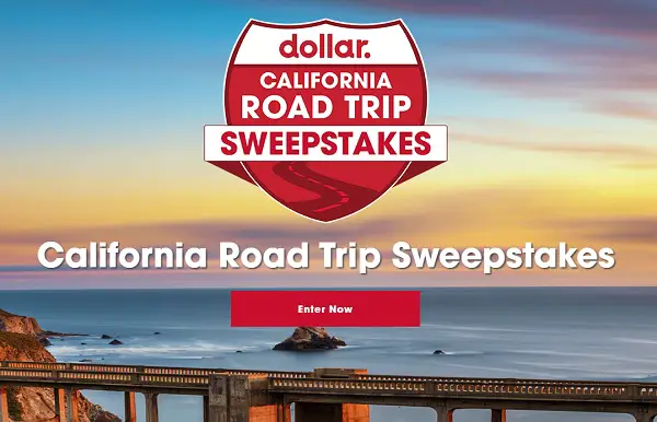 Dollar Car Rental California Road Trip Sweepstakes