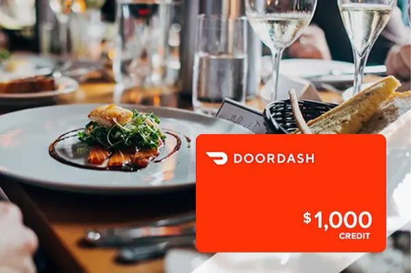 DoorDash Gift Card Giveaway 2020