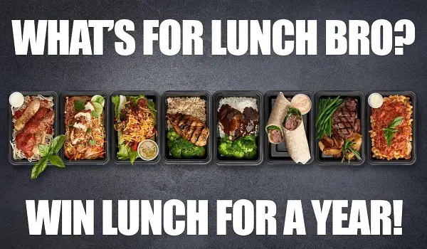Eat Clean Bro Free Lunch For A Year Giveaway