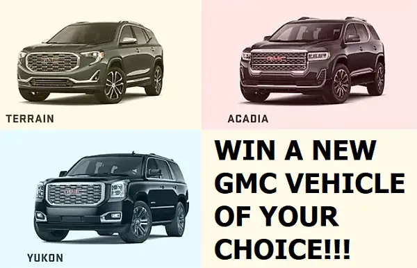 Win A GMC Sweepstakes 2020