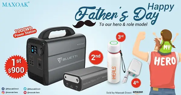 MAXOAK Father's Day Giveaway 2020