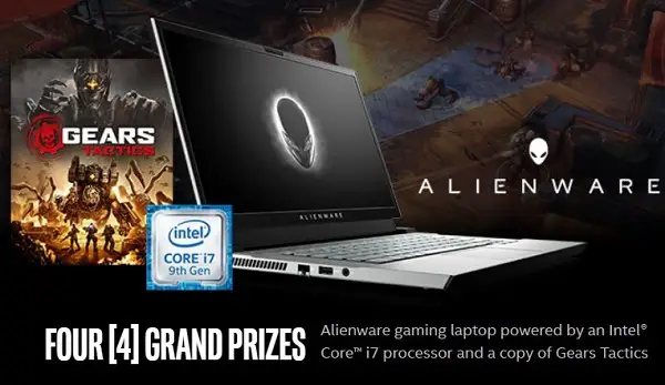 Intel Gear Tactics Sweepstakes: Win A Gaming Laptop