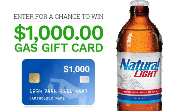 Natural Light Free Gas Sweepstakes