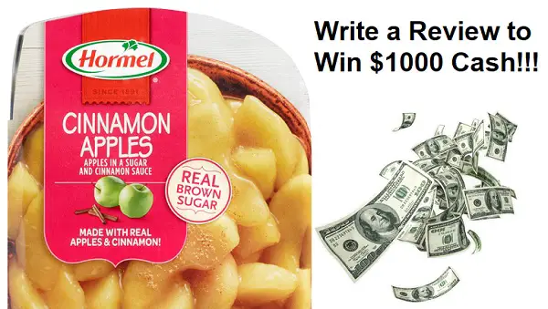 Hormel Side Dishes Review Sweepstakes