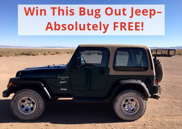 Spy Briefing Jeep Giveaway