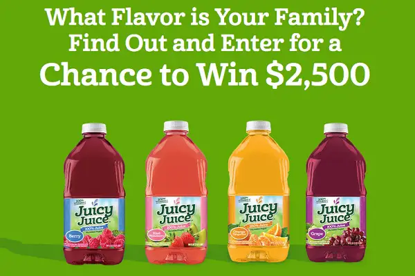 Juicy Juice Your Family Flavor Sweepstakes