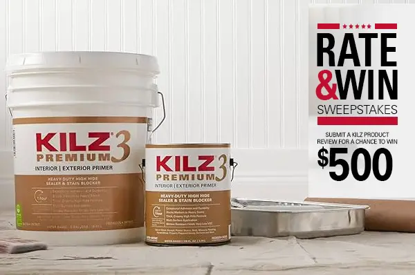 Kilz Rate & Win Sweepstakes