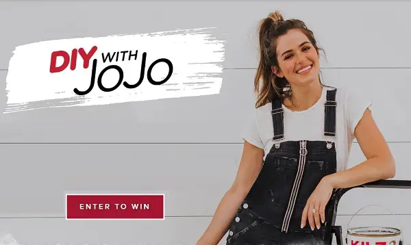 Kilz DIY With Jojo Sweepstakes on Kilzdiywithjojo.com