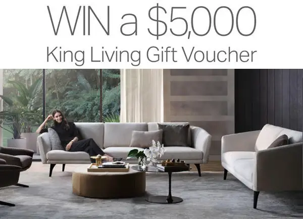 King Living Anniversary contest