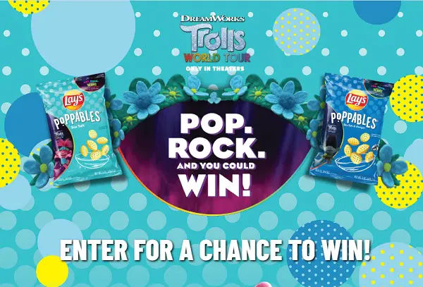Lay’s Poppables Dreamworks Trolls World Tour Sweepstakes