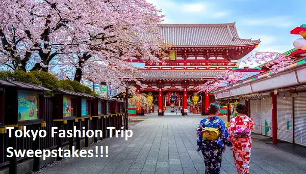 Marie Claire Tokyo Fashion Trip Sweepstakes