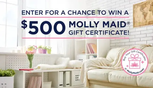 Molly Maid Mother’s Day Giveaway 2023: Win $500 Free Gift Certificates!