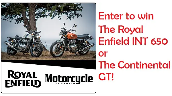 Motorcycle Classics Royal Enfield Giveaway