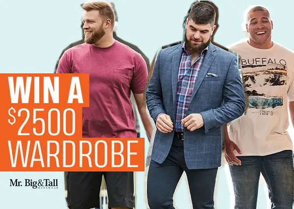 Mr. Big & Tall Wardrobe Sweepstakes