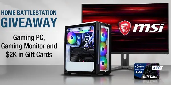 Newegg Gaming PC Sweepstakes 2020