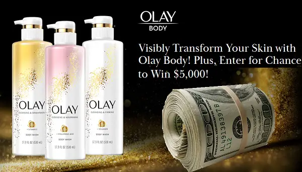 The Real Olay Body Sweepstakes: Win $5000 Cash!