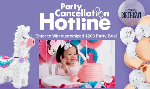Party City Cancelled Party Giveaway