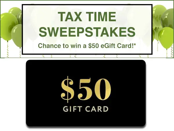 The Pay1040.com Tax Time Sweepstakes