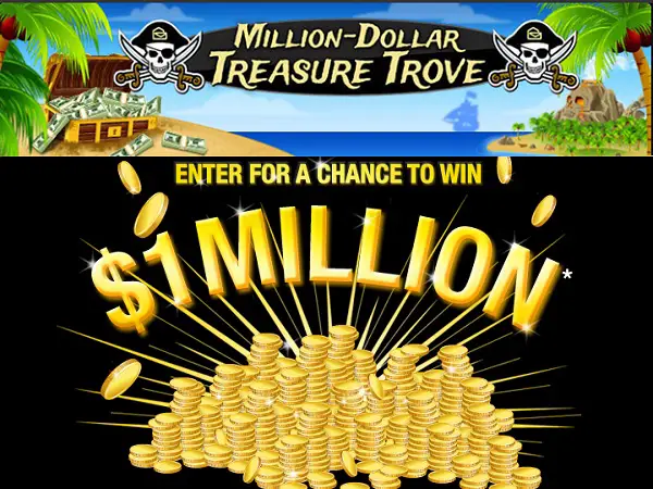 Pch.com Million Dollar Treasure Trove Sweepstakes