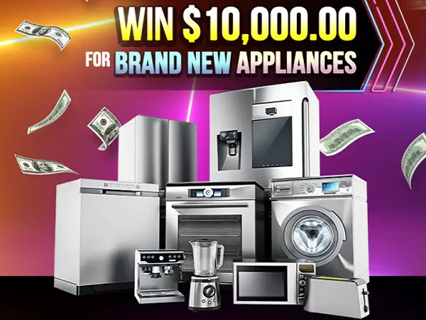 PCH.com $10k New Appliances Sweepstakes
