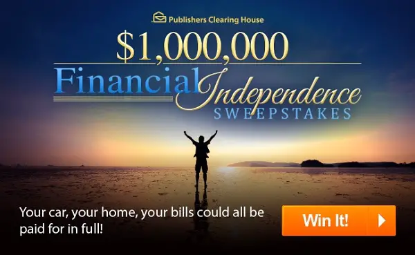 PCH Financial Independence Sweepstakes