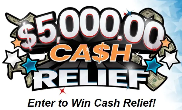 Pch.com $5000 Cash Relief Sweepstakes