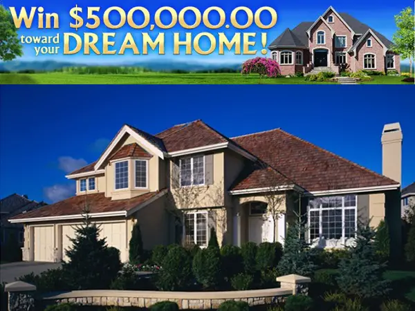 Pch.com $500,000 Dream Home Sweepstakes