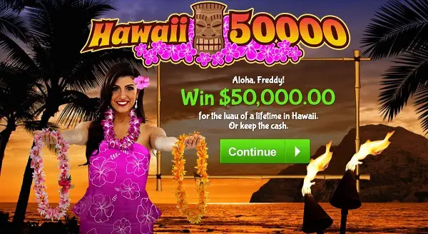 PCH.com $50,000 Hawaii Vacation Sweepstakes