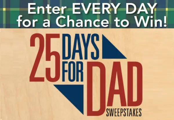 Popular Woodworking 25 Days for Dad Sweepstakes