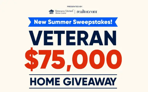 Realtor $75K Veteran Homebuyer Sweepstakes