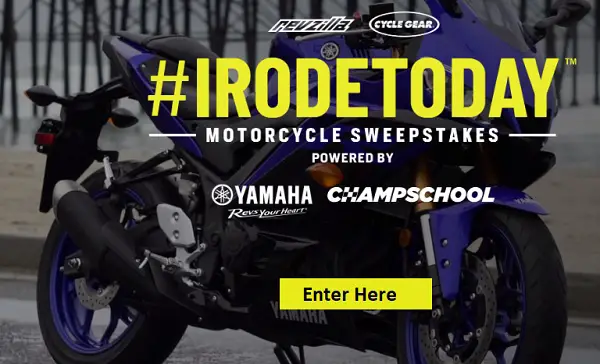 Revzilla Irodetoday Motorcycle Sweepstakes 2020