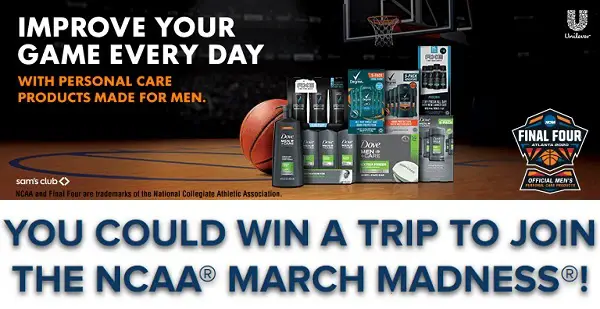 Unilever March Madness Sweepstakes on ShopGroomWinBig.com