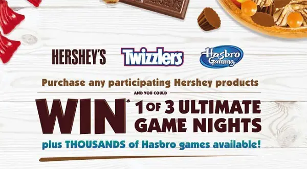 Hershey’s Ultimate Game Night Contest on Snackandplay.ca