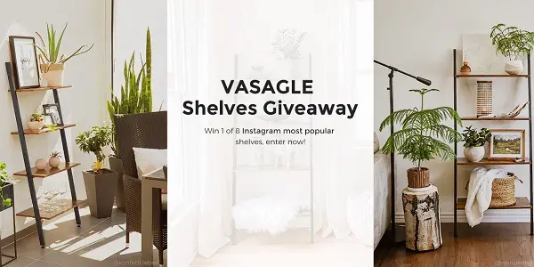 Songmics Vasagle Shelves Giveaway