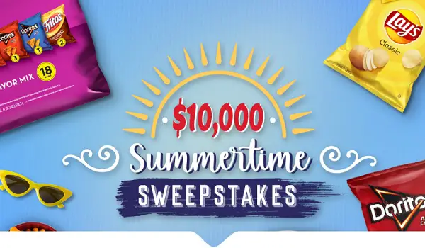 Tasty Rewards Summertime Sweepstakes: Win $10000 Cash!