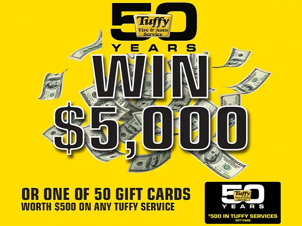 Tuffy 50th Anniversary Sweepstakes