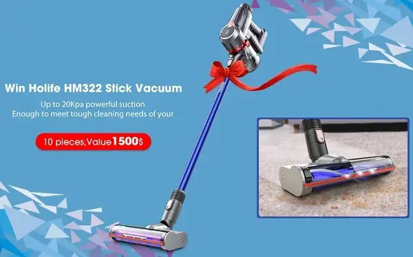 Holife HM322A Cordless Stick Vacuum Giveaway