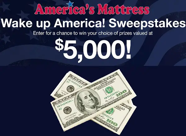 America’s Mattress Wake Up America! Sweepstakes